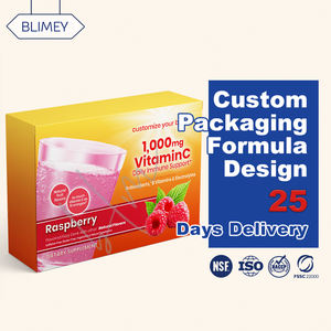 OEM vitamina efervescente polvo suplemento Stick Zinc magnesio vitamina C bebida en polvo bolsitas - Product Image 1