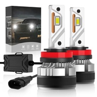Ampoule de phare LED Canbus G12W H11 HB5 9007 12V 6500K 130W 30000 Lumens Nouvelle Adaptation Universelle pour Voiture