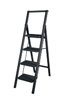 Nouvelle échelle pliante moderne en acier à 2-5 marches, style 2025, pour usage extérieur et en entrepôt, échelle domestique portable