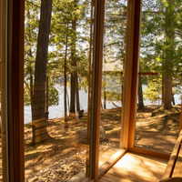Sauna extérieur en bois massif de luxe, nouvelle conception, pour 2-3 personnes, sauna traditionnel en forme de cube pour villa