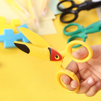 Tijeras de Plástico para Niños, Cuchillas de Plástico para Cortar Papel, Tijeras de Entrenamiento para Niños, Herramientas de Arte y Manualidades para la Escuela y el Aula
