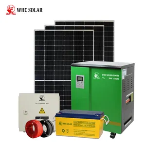 混合动力系统太阳能套件5Kw 10Kw 12Kw 15Kw 20Kw 25Kw 30Kw离网太阳能发电系统存储家用商用