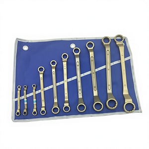 ชุดประแจปากตายปลายบานสองด้านแบบไม่เกิดประกายไฟ ทำจากอะลูมิเนียมบรอนซ์และเบริลเลียมบรอนซ์ สำหรับงานเฉพาะทาง รุ่น QY1103A Alumi - Product Image 1