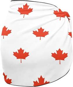 Canada Flag Sarong donna copri costume da bagno in Chiffon trasparente Bikini - Product Image 5