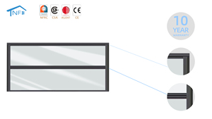 Kích thước lớn hiện đại biệt thự đôi kính khung nhôm tự động dọc trượt cách âm nâng điện lên cửa sổ - Product Image 6