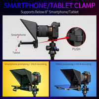 Kit de téléprompteur portable FEELWORLD TP2 de 8 pouces avec télécommande, prise en charge du tournage vidéo par téléphone et appareil photo, service OEM disponible