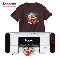 Imprimante DTF pour T-shirts et films PET, modèle robuste Locor 30cm/A3, avec carte Hoson et 2 têtes I3200/i1600 pour la personnalisation d'uniformes