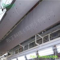 Conduit de climatisation flexible en tissu à faible coût d'investissement pour usine de structure en acier