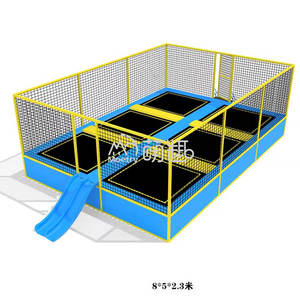 Moetry, diseño personalizado, gran trampolín para exteriores, <span class=keywords><strong>parque</strong></span> <span class=keywords><strong>de</strong></span> trampolín interior en <span class=keywords><strong>alquiler</strong></span> con red <span class=keywords><strong>de</strong></span> seguridad para área <span class=keywords><strong>de</strong></span> juegos para niños - Product Image 4