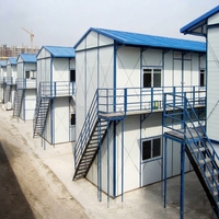 Maison conteneur pliable de 20 pieds - Logement modulaire préfabriqué, bureau pour école, villa, magasin, avec design contemporain