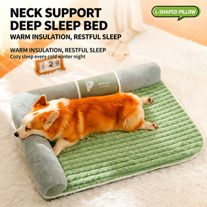New Cat Nest Winter Warm Detachable Washable Deep Sleep Cat <b>Sofa</b> Nest Small Dog Dog <b>Sofa</b> Bed Wholesale - Product Image 4