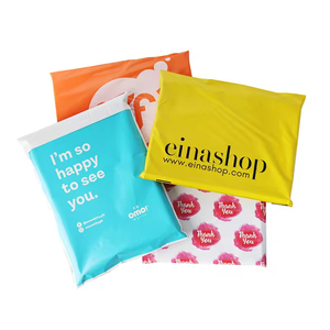 Envío gratis, bolsa exprés de plástico reciclado biodegradable púrpura personalizada, embalaje de cartón plano impermeable ecológico para correo - Product Image 3