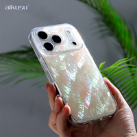 Funda Personalizada Aikusu de Concha de Mar de Alta Calidad para Celular al por Mayor para iPhone 17 16 15 14 13 12 Pro Max