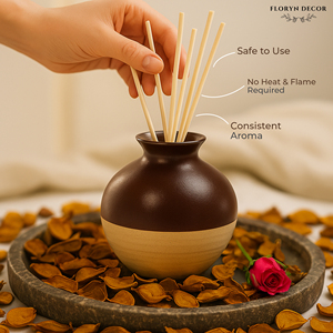 Rose Luxury Home Fragrance <b>Gift</b> <b>Set</b> with Reed Diffuser Potpourri and Fragrance Oils Elegant Decorative Collection - Product Image 3