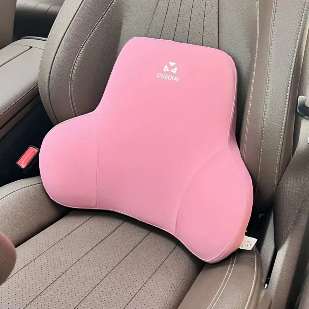 Cojín de asiento de coche soporte lumbar silla de oficina almohada de soporte lumbar de espuma viscoelástica para coche