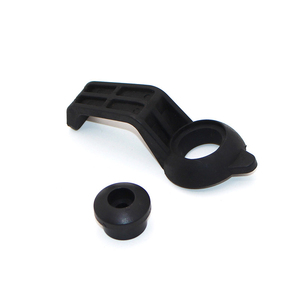 Black Plastic Office <b>Desk</b> Under-hook <b>Workstation</b> <b>Desk</b> Storage Hook with Punch Hole Bag Hanger Accessory for Garments - Product Image 1