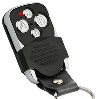 Control Remoto Inalámbrico Universal de Metal con Código de Aprendizaje de 315/433MHz, 4 Botones, para Abrir Puertas de Garaje y Barreras Eléctricas