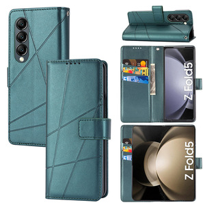 Para Samsung Galaxy Z Fold <span class=keywords><strong>5</strong></span> Samsung Funda de teléfono con pantalla plegable Flip PU Funda de teléfono plegable de cuero - Product Image 4
