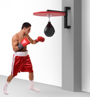 Ballon de boxe mural en acier PE PU durable, écologique, portable, réglable en hauteur, 20 mm, 10 kg, utilisation universelle