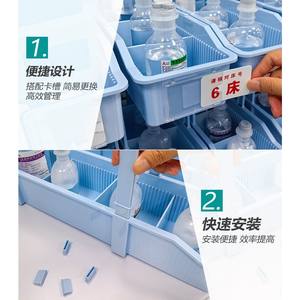 กล่องเก็บของสำหรับการให้สารน้ำทางการแพทย์ในตู้โรงพยาบาล แบบหลายชั้นพร้อมตัวแบ่งช่อง 6S สำหรับจัดการการซ้อนของเหลว - Product Image 6