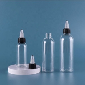 100ml Pet Cosmetic Plastic Twist Top Cap <b>Squeeze</b> Packaging Applicator Hair Oil <b>Bottle</b> - Product Image 4
