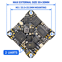 Contrôleur de vol JHEMCU F411ELVTX 2S AIO avec récepteur ELRS 5.8G 400mW FPV VTX 12A 4 1 ESC Betaflight DShot300 Métal