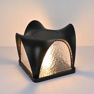 Lámpara Solar para Poste, de Acero Inoxidable y Acrílico, Estilo Nórdico, para Jardín, Puerta, <span class=keywords><strong>Pilar</strong></span>, Paisaje, Decorativa, Impermeable, LED, para Césped - Product Image 5