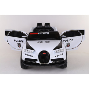 Coche de policía eléctrico para niños, juguete montable de 12V recargable para niños de 2 a 4 años - Product Image 3