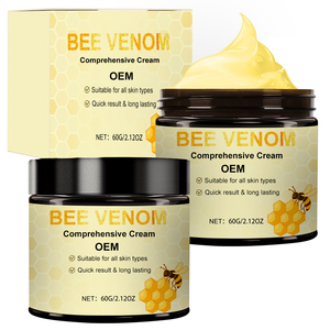 OEM venta al por mayor de veneno de abeja natural cara y <span class=keywords><strong>crema</strong></span> corporal <span class=keywords><strong>crema</strong></span> <span class=keywords><strong>hidratante</strong></span> aclarante <span class=keywords><strong>para</strong></span> todo tipo de piel - Product Image 1