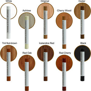 10色タッチアップワックススティック修理キット家具ワックスクレヨンスクラッチ用穴床ラミネート大工 - Product Image 3