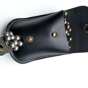 Bolsa de cuero Ztc442 para bolas de acero para tirachinas, estuche duradero para bolas de mármol con cierre a presión y asa para colgar - Product Image 3