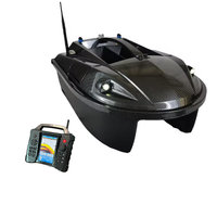 Bateau RC de pêche à la carpe avec sonar 2,4 GHz, 30 points Beidou+GPS, portée de contrôle 500 m, résistant aux vagues, pour la pêche en gros