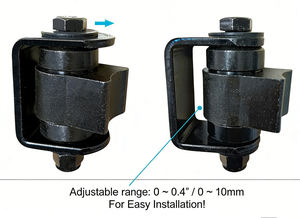 Charnière <span class=keywords><strong>de</strong></span> portail robuste à souder, capacité 500 kg, 180° °   Charnières à roulement en acier au carbone réglables par rotation pour portails <span class=keywords><strong>de</strong></span> <span class=keywords><strong>garage</strong></span> en fer et en acier - Product Image 3
