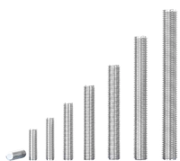 DIN975 Carbon Steel Metric Black Welding Right Hand Threaded Stud Bolt M10 Rods Grub Screw DIN976 3-Year Warranty