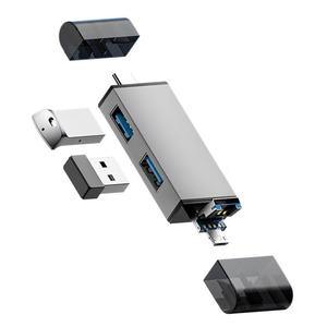 ตัวอ่านการ์ดมัลติฟังก์ชั่น 7 in 1 แบบ USB 3.0 รองรับ Type C, Micro OTG, USB 3.0, 2.0, แฟลชไดรฟ์ USB, การ์ด TF, การ์ด SD และการ์ด Type C - Product Image 1