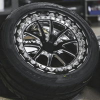 Nouvelles jantes en alliage d'aluminium forgé tout-terrain Beadlock noires 6x139.7 8 trous adaptées aux SUV, camionnettes 4x4, jantes sur mesure