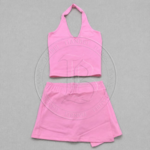 Conjunto de Dos Piezas para Mujer, Top Halter con Cuello en V y Estampado de <span class=keywords><strong>Leopardo</strong></span>/Cebra, y Pantalones Cortos Ajustados Plisados, para Fitness, Yoga, Ejercicio, Ropa Casual - Product Image 3