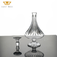Bouteille de carafe élégante en cristal, à utiliser pour le vin et le parfum, décoration parfaite pour la maison dans l'armoire à vin