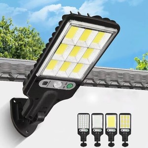 Lampe murale LED <span class=keywords><strong>solaire</strong></span> d'extérieur avec détecteur de mouvement humain, étanche, pour jardin, terrasse, garage, cour et éclairage de rue - Product Image 1