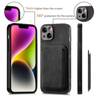 Étui de téléphone en cuir magnétique LeYi, antichoc, pour iPhone 15 17 Pro Max, avec porte-cartes et fonction portefeuille