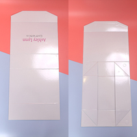 Emballage de boîte magnétique rigide dure en papier de carton recyclable de taille personnalisée boîte cadeau magnétique pliante de luxe avec fenêtres transparentes