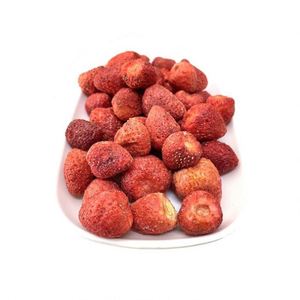 Số lượng lớn không đường đông khô dâu tây bông tuyết sắc nét Nougat nướng nguyên liệu chua Snack toàn bộ mô hình GMO chân không - Product Image 5