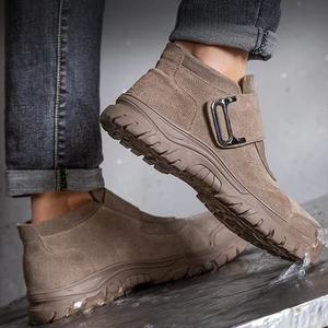Botas Clásicas para Hombre Personalizadas de Fábrica con Forro de Piel Sintética, Botas Cálidas de Invierno, Botas Chelsea Casuales para Oficina y Uso Diario - Product Image 5