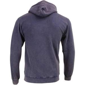 2025 cuir hommes Orange haute visibilité Premium coton à capuche MNG11687 fermeture éclair avant - Product Image 1