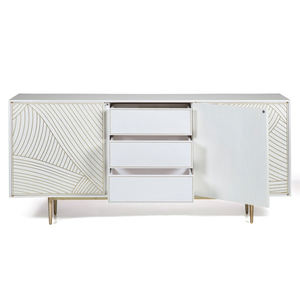 <span class=keywords><strong>Buffet</strong></span> moderne avec <span class=keywords><strong>deux</strong></span> <span class=keywords><strong>portes</strong></span> et trois tiroirs - Product Image 2