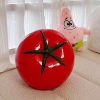Nouvelle Arrivée Lampe Tomate Décorative d'Intérieur, Lampe de Lecture pour Chambre, Décoration Maison, Lampe de Chevet Moderne en Cristal