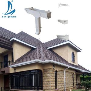 Tuyaux de descente et accessoires en <span class=keywords><strong>PVC</strong></span>, collecteur d'eau de pluie, gouttières blanches, noires et brunes pour le Kenya, la lituanie, le Ghana et la thaïlande - Product Image 4