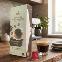 Capsule de Miel de Robusta du Vietnam, 5,7g, Goût Chocolat Noir Intense, Amère et Fruitée, Prix Avantageux, Prête à l'Exportation, Directement du Fournisseur