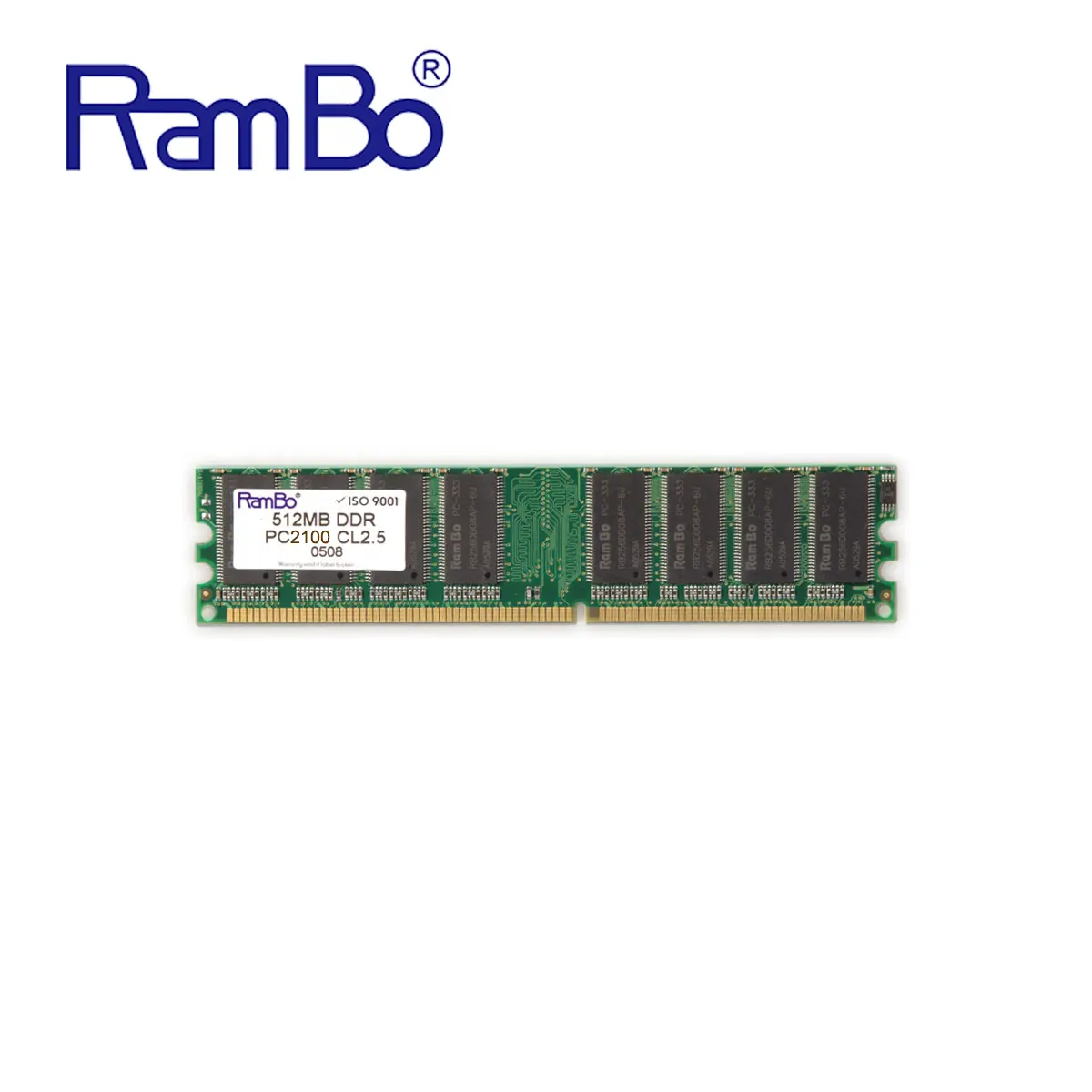 Rambo Geheugen Modules Lange Dimm Ddr 266Mhz PC2100 CL2.5 8Chips 512Mb Desktop Ram