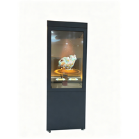 Écran tactile OLED transparent de 55 pouces pour musées, affichage numérique animé en couleur pour magasins de détail, métros, ascenseurs, pixel de 8 mm